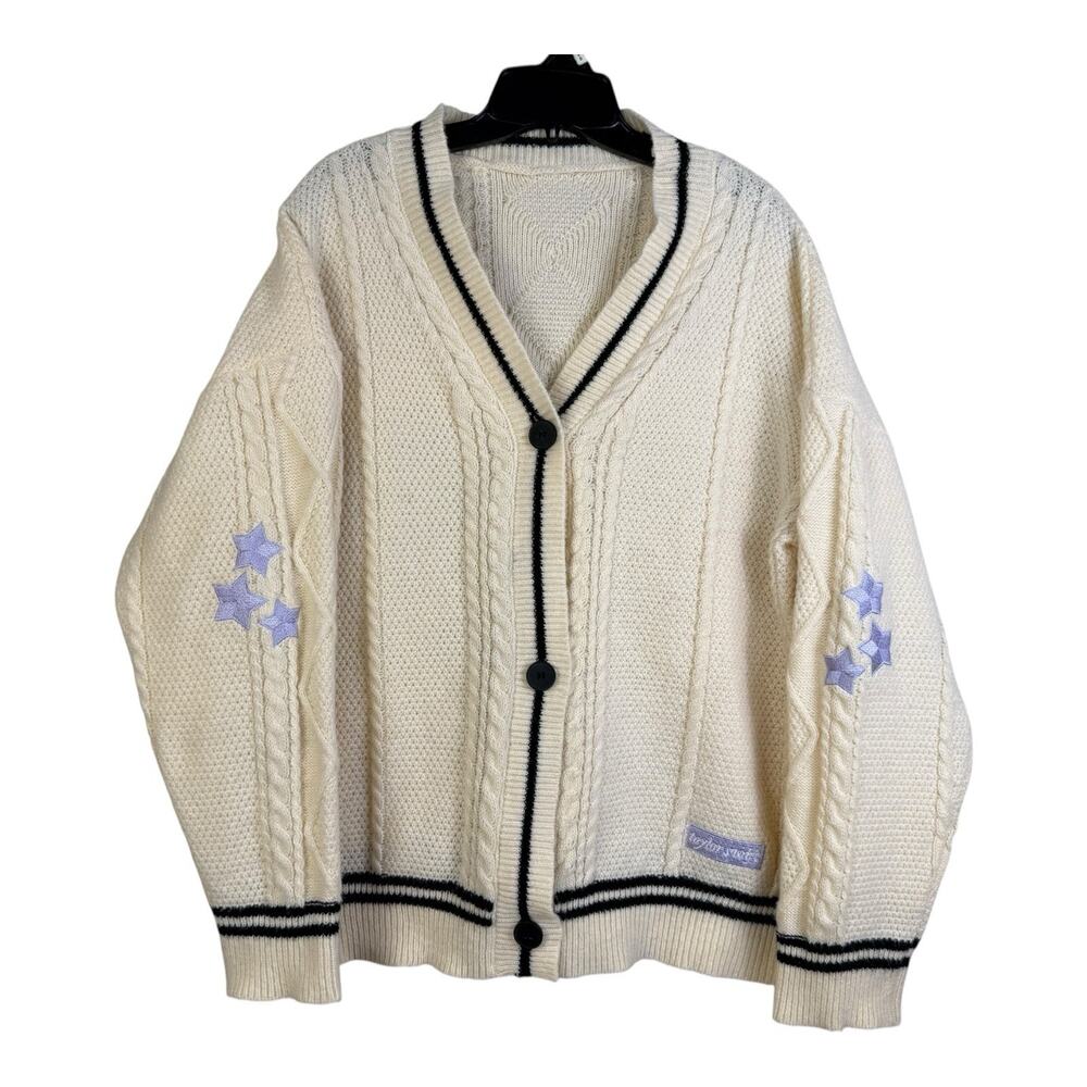 Taylor Swift Cream Sweater with Black Trim - Picture 1 of 12